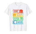 Eat Sleep Futsal Repeat Indoor T-Shirt - Custom Art Print for Adults