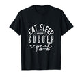 Eat Sleep Soccer Repeat T-Shirt - Trendy Graphic for Adults