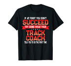 Fun Track Coach Gift Funny Coaches T-Shirt - Streetwear Style Unisex