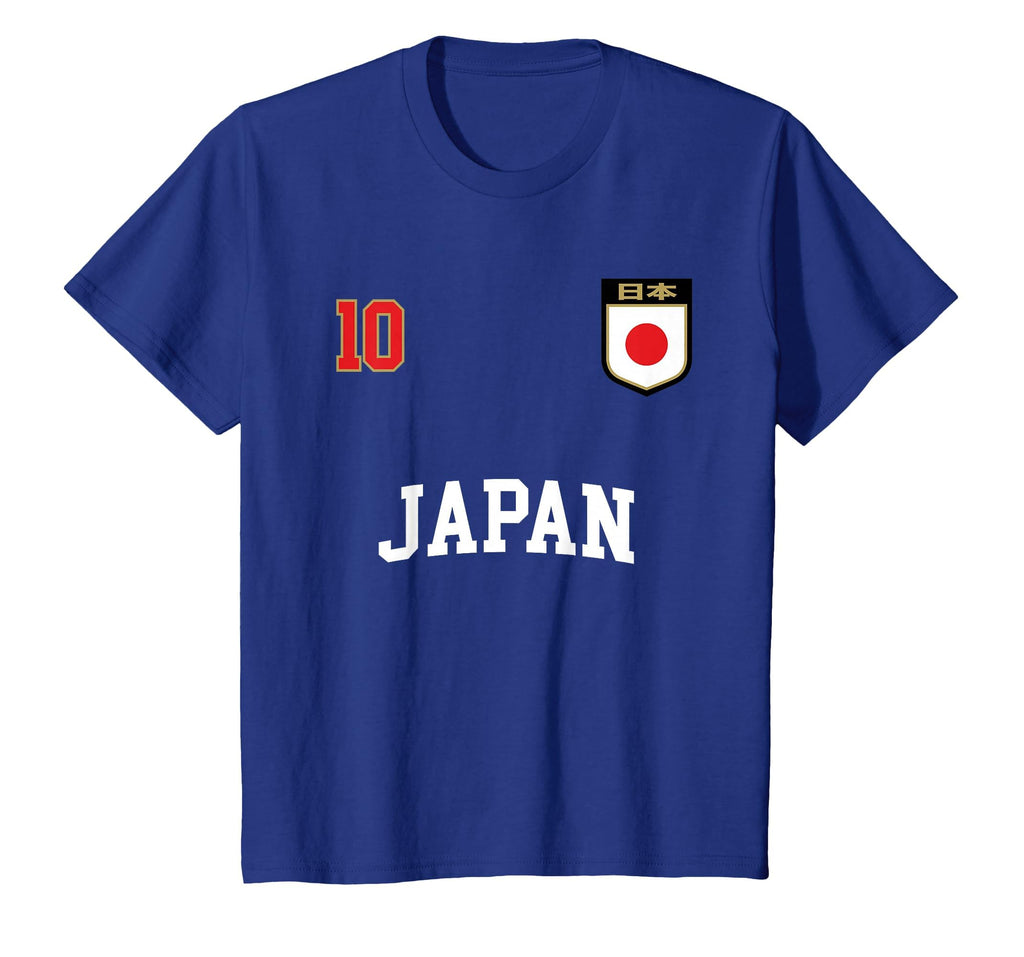 Japan Soccer Team 10 Japanese Flag Nihon T-Shirt - Trendy Graphic Unisex