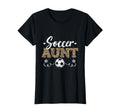 Funny Soccer Lover Leopard Pattern T-Shirt - Minimalist Print Men Women