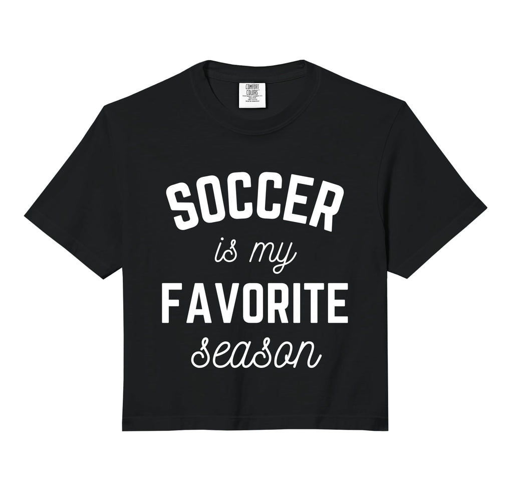 Soccer Is My Favorite Season Player T-Shirt - Trendy Graphic Men Women