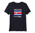 Costa Rica Futbol Team Soccer Ball T-Shirt - Custom Art Print for Adults