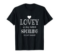 Lovey Is My Name Special Grandmother T-Shirt - Custom Art Print Men Women