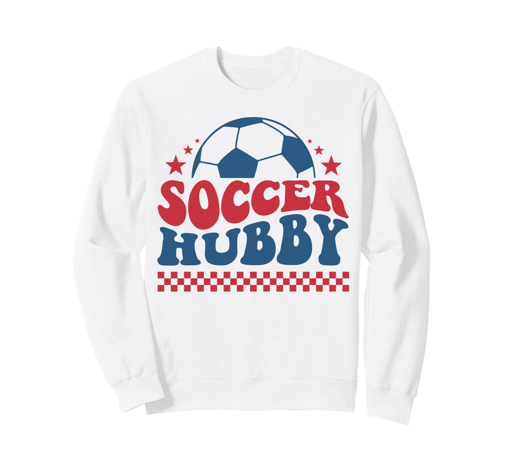 Soccer Hubby Soccer Husband Support Sweatshirt - Trendy Graphic for Adults