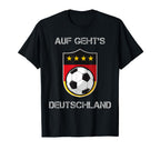 Germany Football Soccer Team T-Shirt - Casual Everyday Wear for Adults