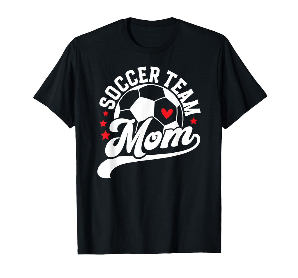 Soccer Team Mom Appreciation Soccer T-Shirt - Graphic Print for Adults