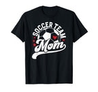 Soccer Team Mom Appreciation Soccer T-Shirt - Graphic Print for Adults