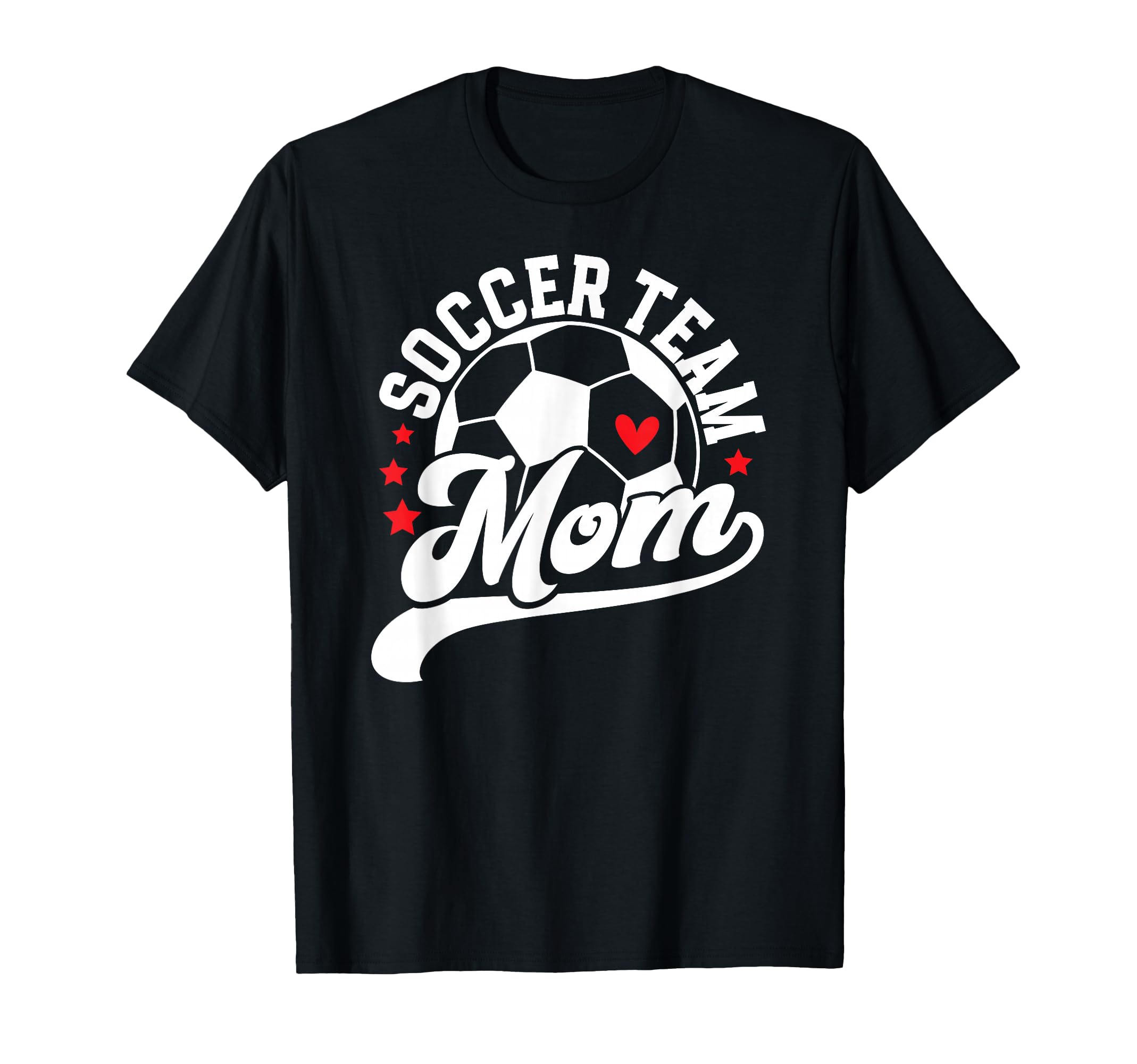 Soccer Team Mom Appreciation Soccer T-Shirt - Graphic Print for Adults