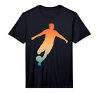Silhouette Soccer Player Goalkeeper T-Shirt - Fun Novelty Design Unisex