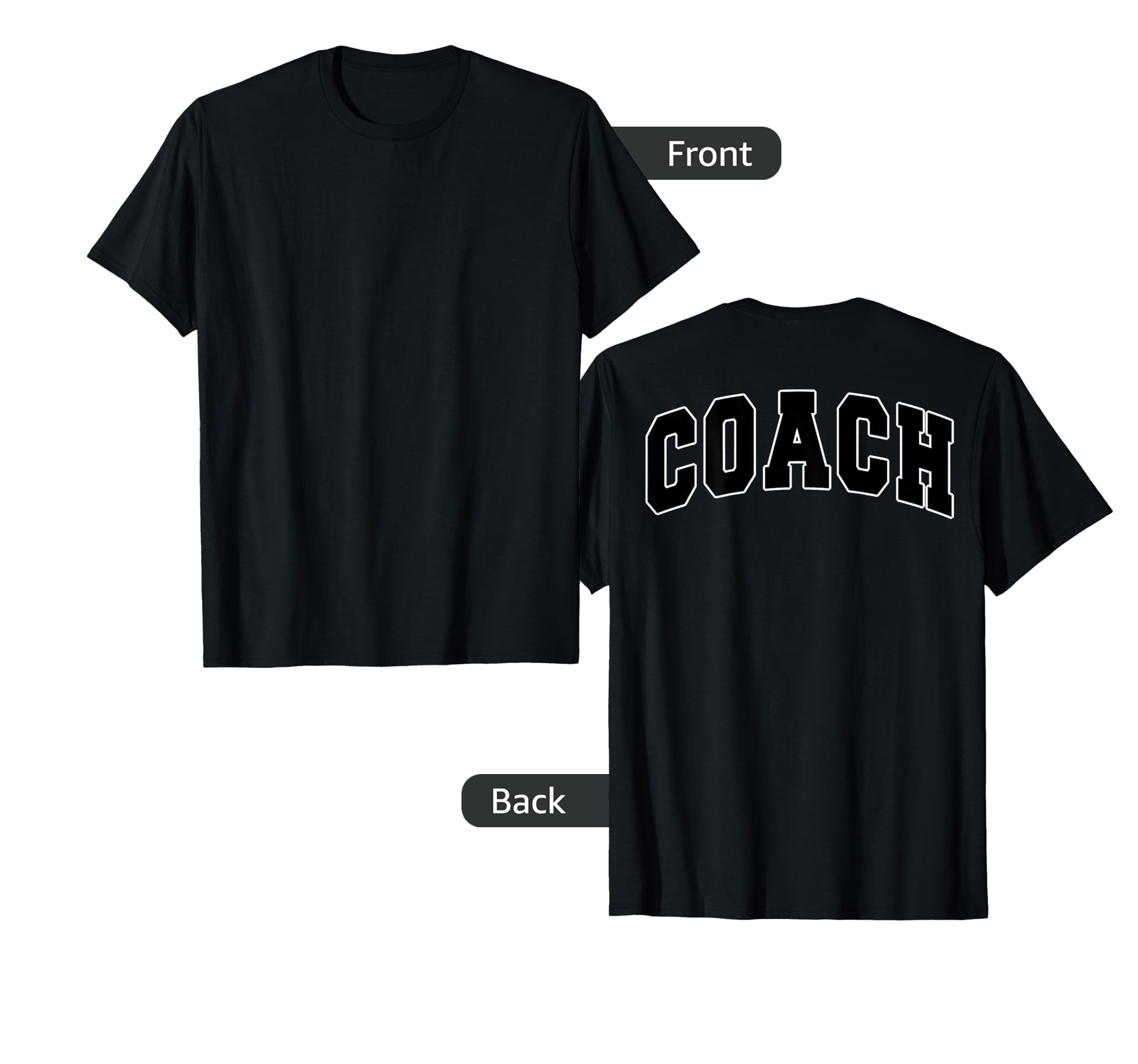 Coach Sports Trainer Varsity Team T-Shirt - Novelty Apparel Men Women