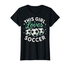This Loves Soccer T-Shirt - Novelty Apparel Unisex
