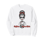 Caffeine And Corner Kicks Womens Sweatshirt - Aesthetic Graphic Unisex