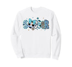 Soccer Preppy Soccer Game Day Mom Sweatshirt - Fun Novelty Design Men Women