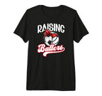 Raising Ballers Soccer Volleyball Mom T-Shirt - Streetwear Style Men Women
