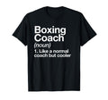 Boxing Coach Funny Sports Definition T-Shirt - Aesthetic Graphic Men Women