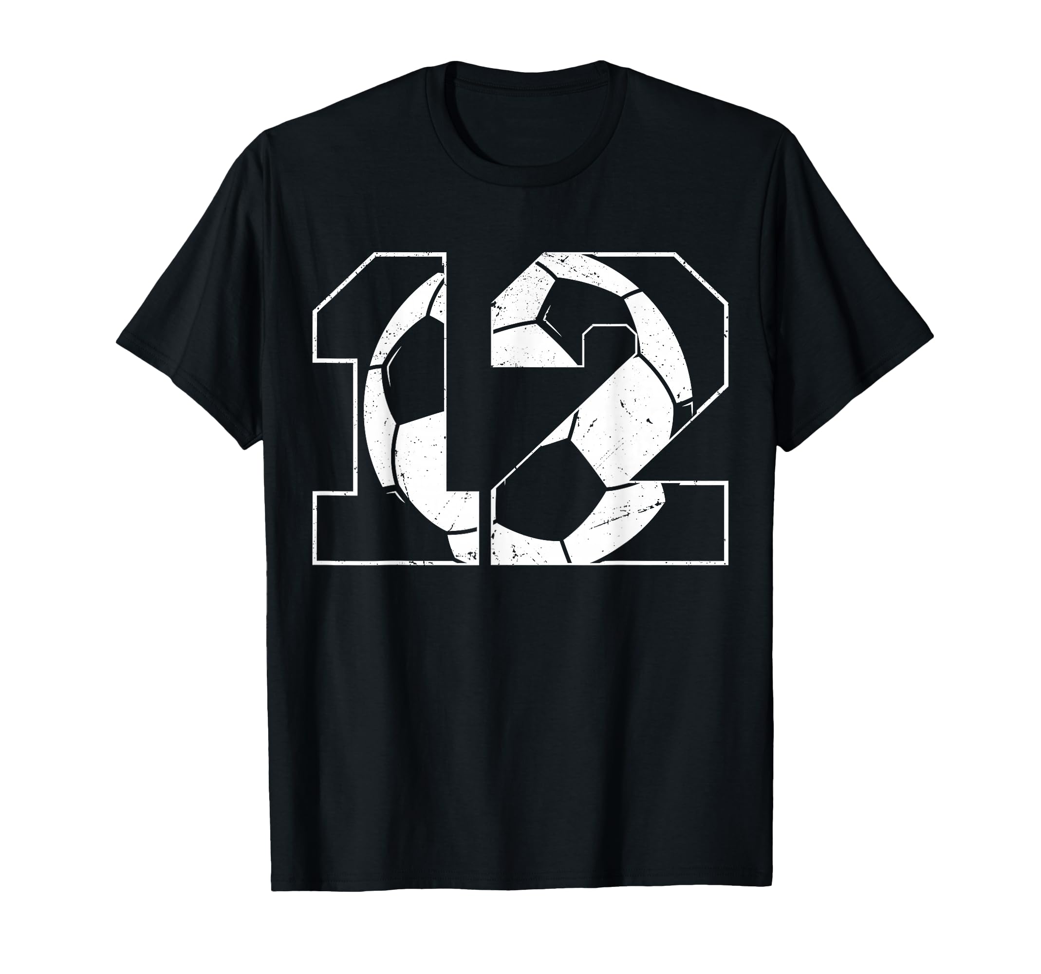12Th Birthday Soccer Player Football T-Shirt - Novelty Apparel Men Women
