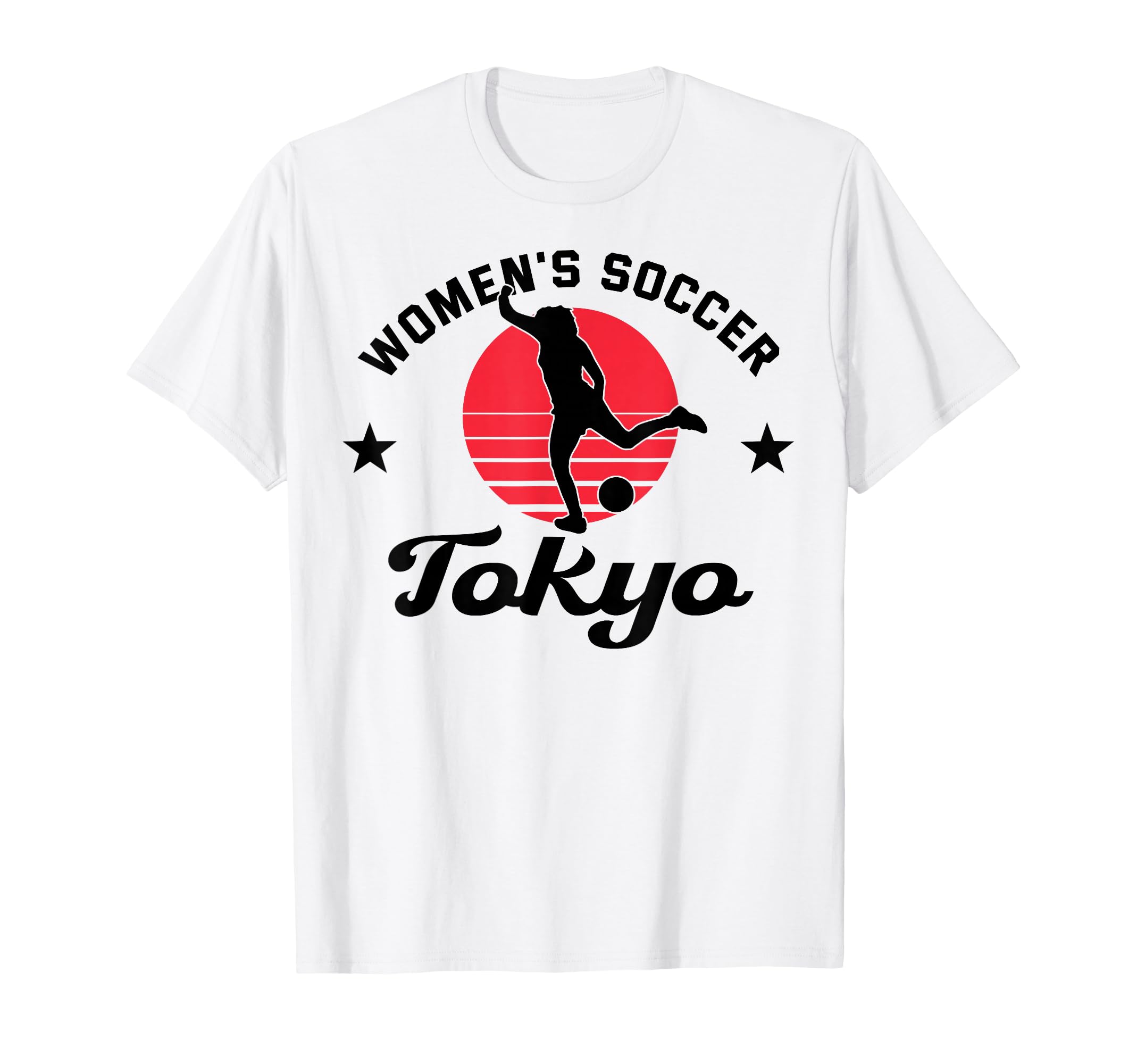 Womens Soccer Tokyo T-Shirt - Streetwear Style for Adults