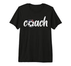 Coach Soccer American Flag Bandana T-Shirt - Aesthetic Graphic Men Women