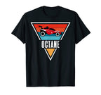 Octane Rocket Soccer Sunset Distressed T-Shirt - Streetwear Style Unisex