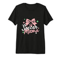 Soccer Mama Coquette Bow Sideline T-Shirt - Streetwear Style for Adults