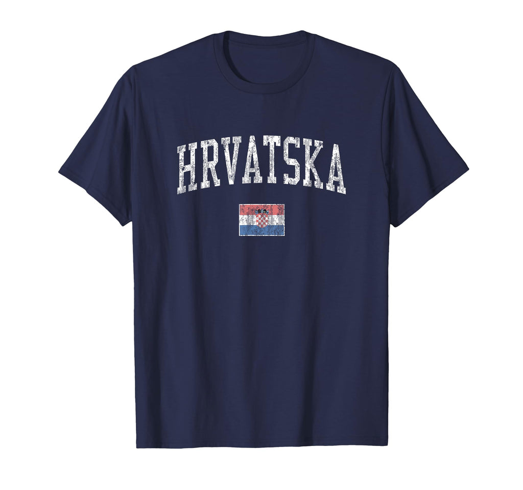 Croatia Sports Croatian Flag T-Shirt - Streetwear Style for Adults