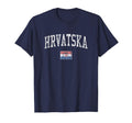Croatia Sports Croatian Flag T-Shirt - Streetwear Style for Adults