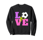 Soccer Soccer Player Love Soccer Sweatshirt - Streetwear Style for Adults