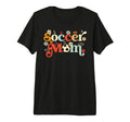 Soccer Mom Mama Wildflower Mothers Day T-Shirt - Graphic Print for Adults