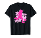 Female Soccer Player Splatter T-Shirt - Streetwear Style Men Women
