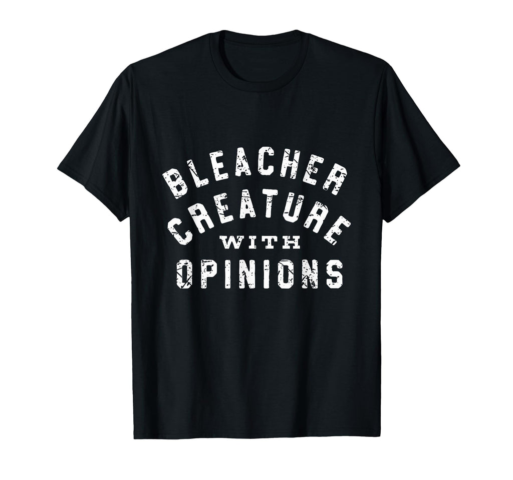 Bleacher Creature Opinions Funny T-Shirt - Minimalist Print Men Women