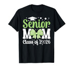 Soccer Senior Mom Class 2026 Soccer T-Shirt - Custom Art Print Unisex
