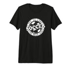 Life Is Like Soccer You Need Goals Tri T-Shirt - Graphic Print Men Women
