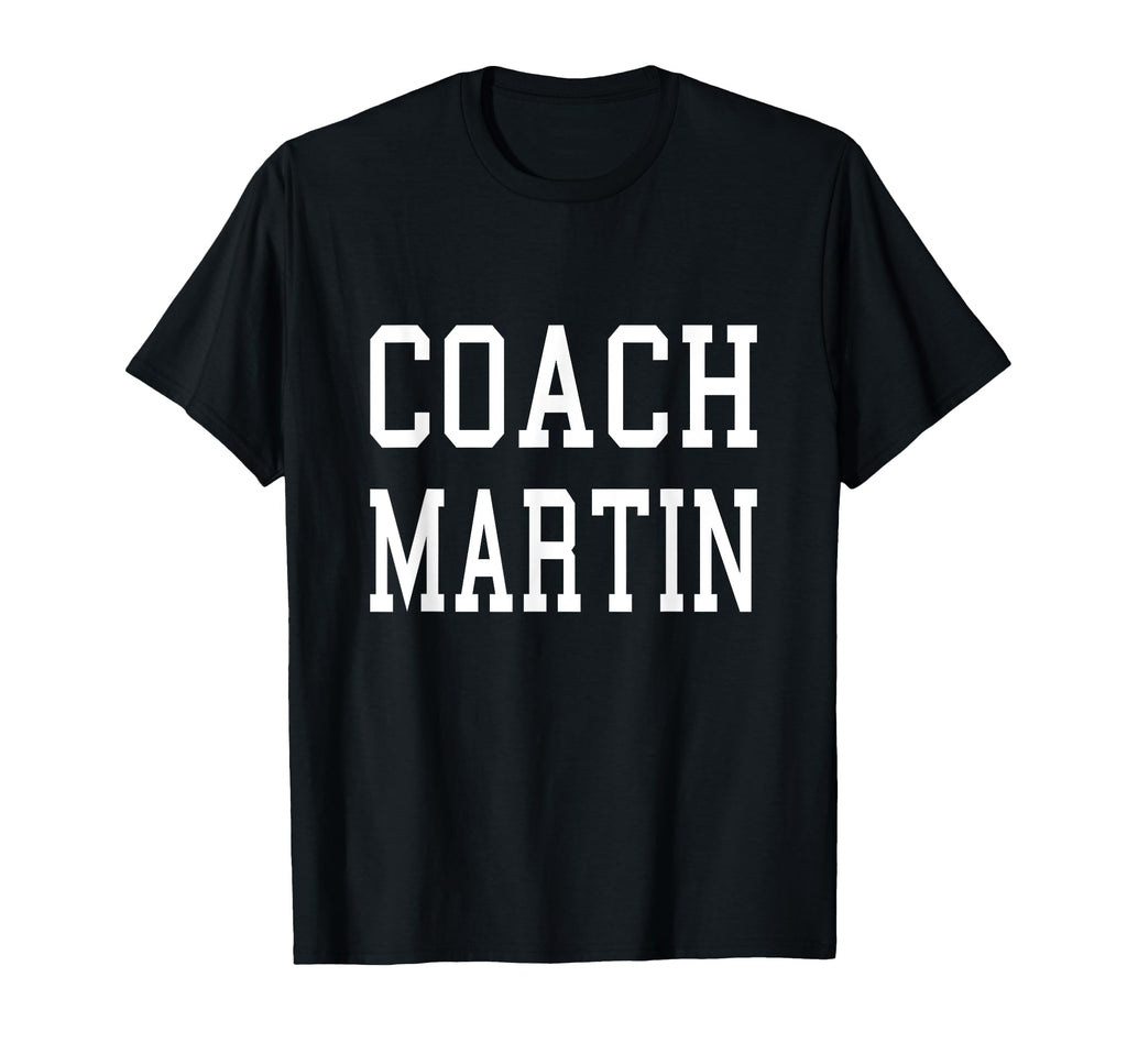 Coach Martin Custom Football Soccer T-Shirt - Graphic Print Men Women