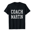 Coach Martin Custom Football Soccer T-Shirt - Graphic Print Men Women