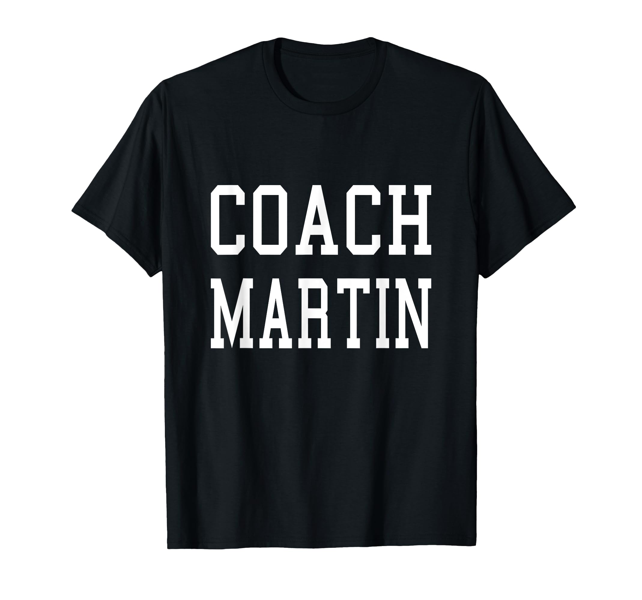 Coach Martin Custom Football Soccer T-Shirt - Graphic Print Men Women