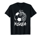 South Korean Soccer Football Fan Tiger T-Shirt - Aesthetic Graphic Unisex
