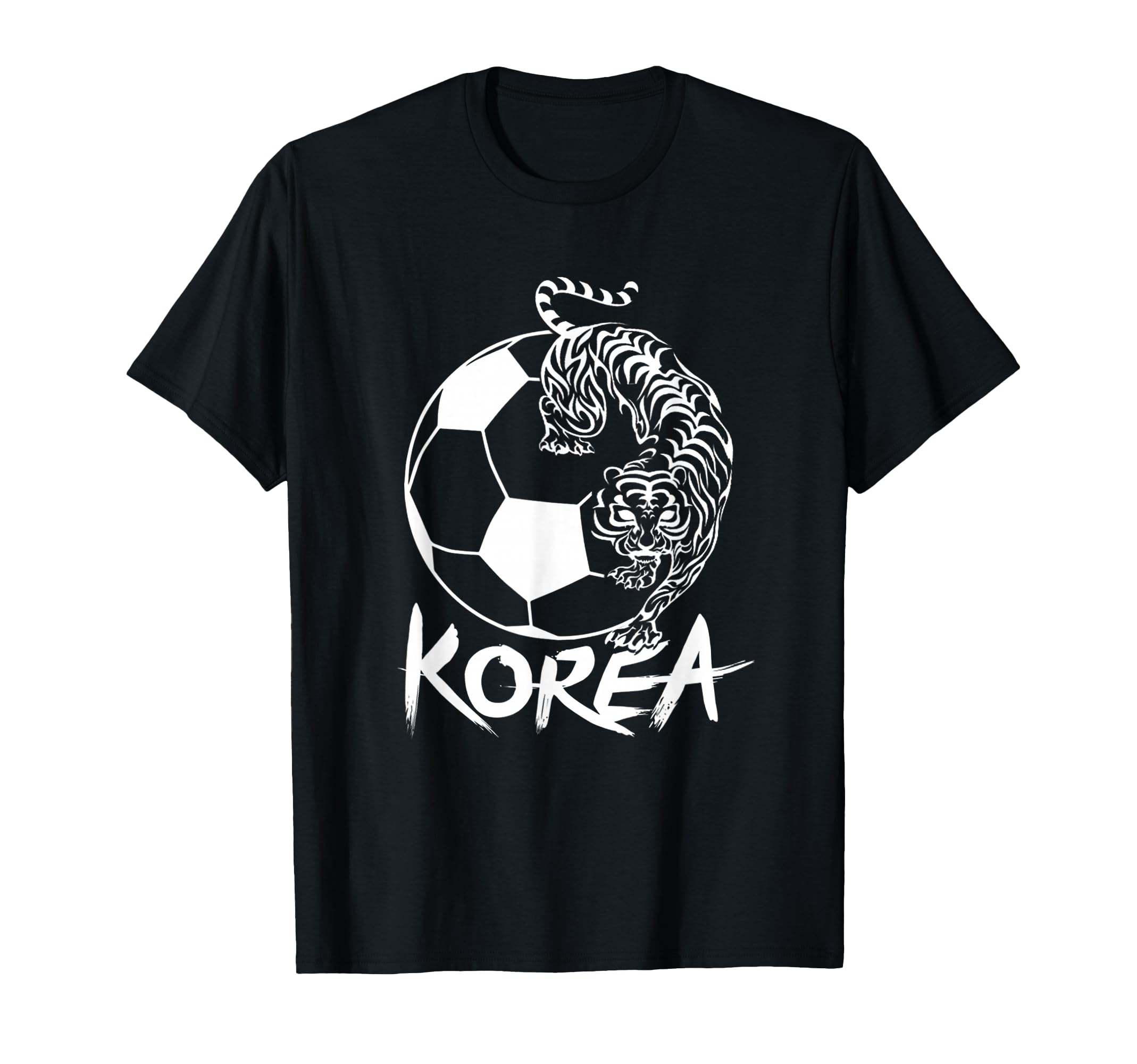 South Korean Soccer Football Fan Tiger T-Shirt - Aesthetic Graphic Unisex