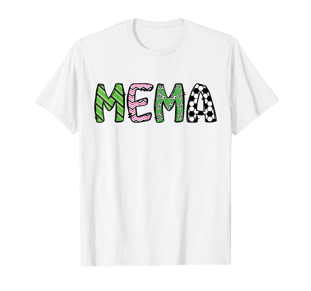Soccer Mema Funny Soccer Birthday T-Shirt - Trendy Graphic for Adults