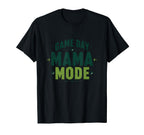 Game Day Mama Mode Soccer Mom T-Shirt - Fun Novelty Design Men Women