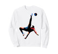 Colorful Soccer Bicycle Kick Sweatshirt - Fun Novelty Design Men Women