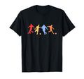 Football Gifts Colours Football Player T-Shirt - Novelty Apparel for Adults