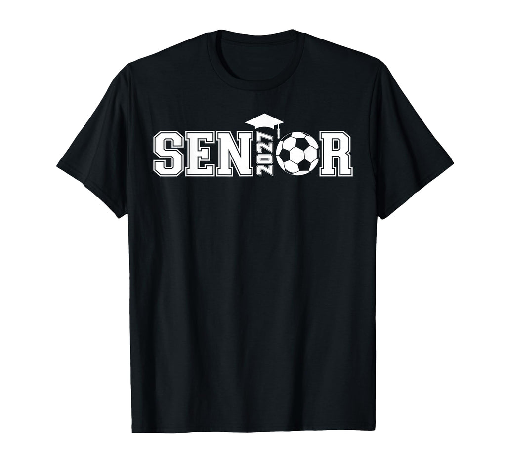 Senior 2027 Soccer Class 2027 T-Shirt - Aesthetic Graphic for Adults