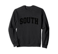 Black South Team Colors Spirit Sweatshirt - Custom Art Print Men Women