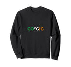 Coygig Come You Green Irish Football Sweatshirt - Novelty Apparel Unisex