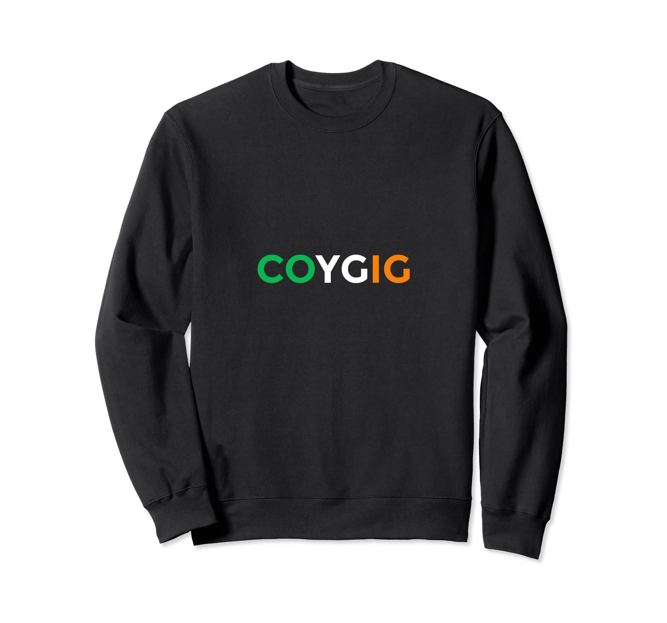 Coygig Come You Green Irish Football Sweatshirt - Novelty Apparel Unisex