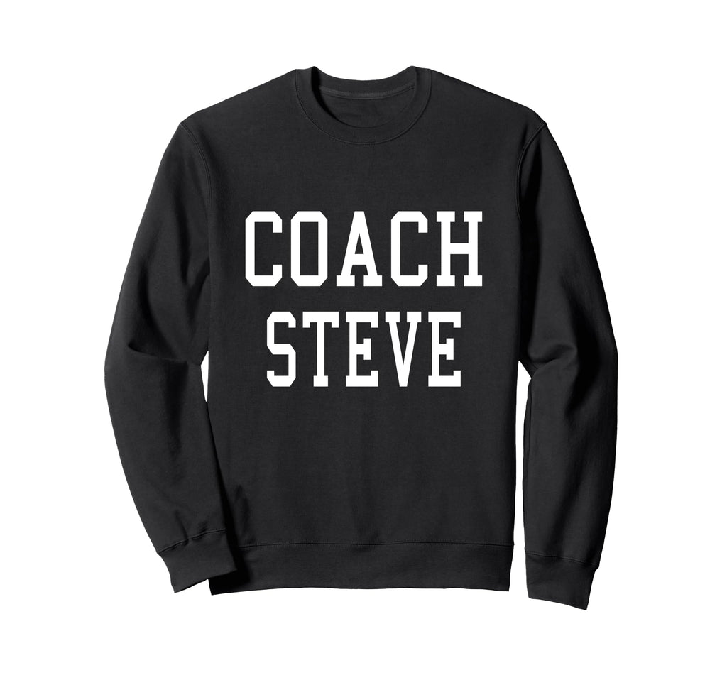 Coach Steve Custom Football Sweatshirt - Casual Everyday Wear Unisex