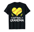 Softball Grandmother Softball T-Shirt - Custom Art Print Men Women