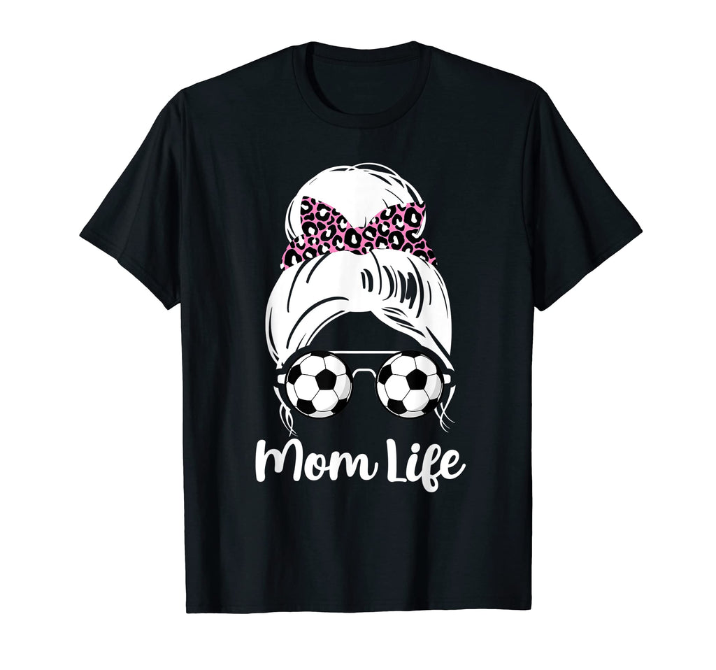 Mom Life Funny Soccer Lover Player And T-Shirt - Minimalist Print Unisex