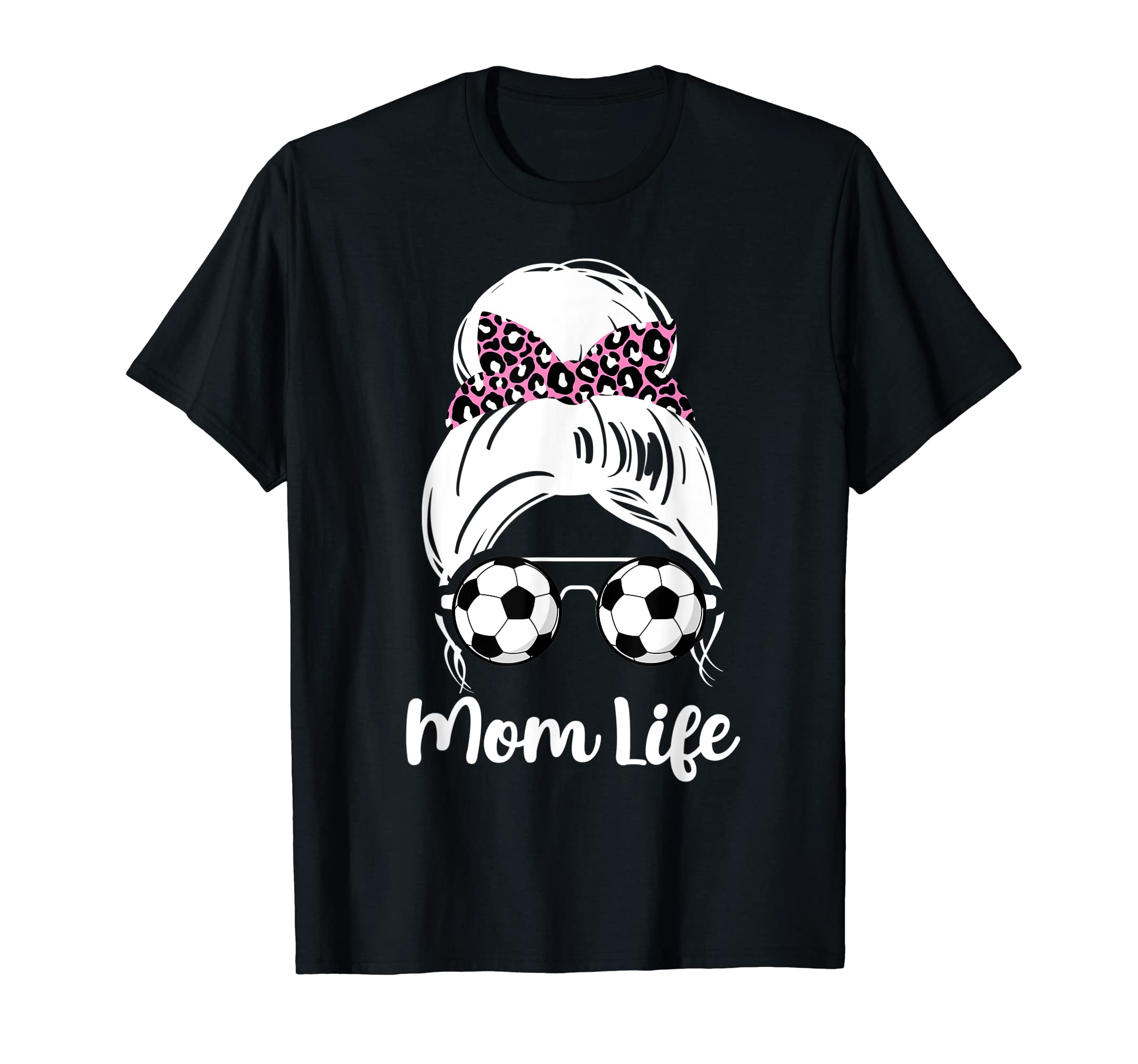 Mom Life Funny Soccer Lover Player And T-Shirt - Minimalist Print Unisex